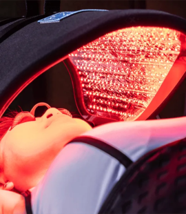 the Contour Light red light therapy mask